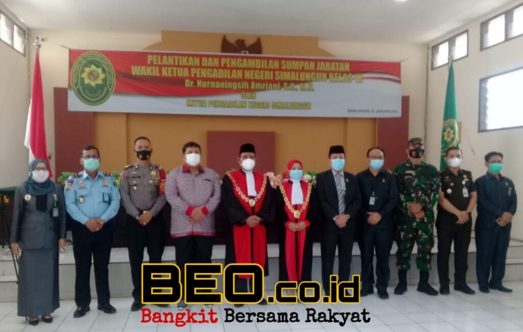 Pelantikan Jabatan Wakil Ketua, Oleh Ketua Pengadilan ...