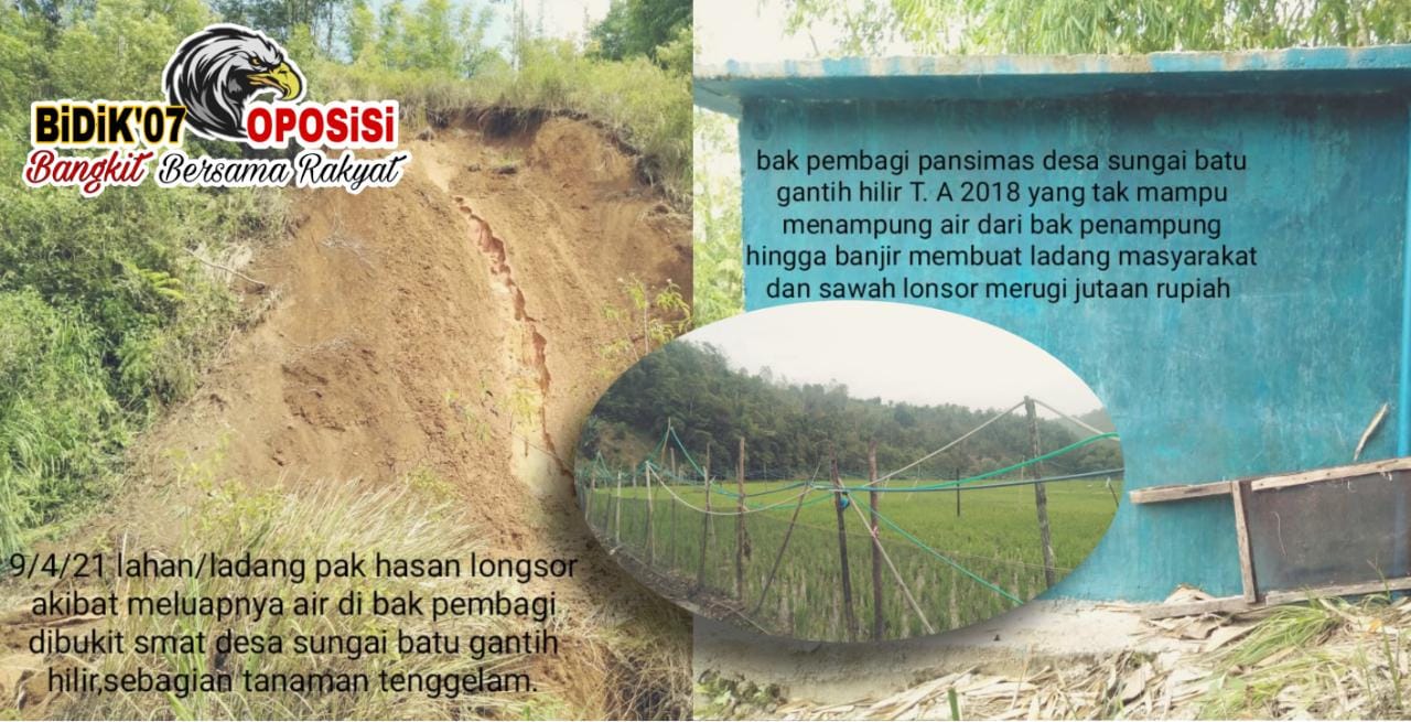 PAMSIMAS MUBAZIR SAWAH MASYARAKAT HANCUR  PELAKUNYA BEBAS 