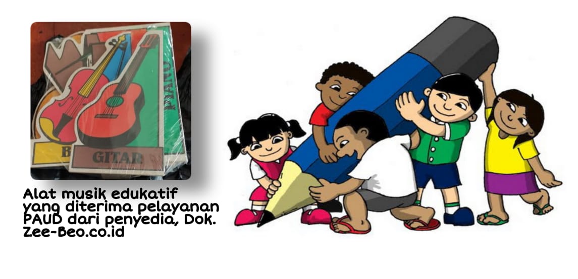 Jajan Rp. 675 Ribu, Alat Edukasi PAUD Tak Sesuai Pesanan