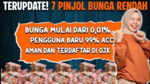 Pinjol Bunga Rendah Terbaik 2026 Resmi OJK, Aman, dan Cicilan Ringan