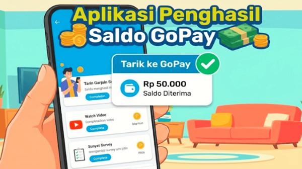 5 Aplikasi Penghasil Saldo GoPay Gratis Terbukti Membayar Terbaru 2026