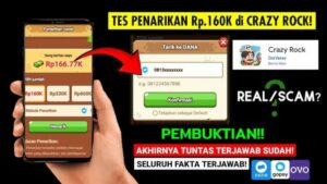 Crazy Rock Apk Penghasil Saldo DANA, Benarkah Membayar Ini Review Lengkapnya