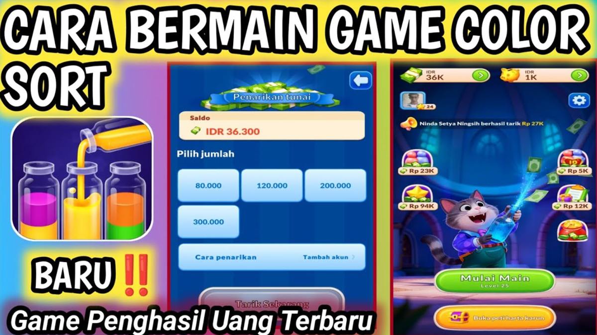Game Chip Sort Challenge Penghasil Uang 2026, Cara Main dan Bukti Pembayaran