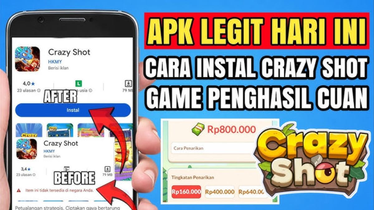 Game Crazy Shot Penghasil Saldo DANA Terbaru 2026, Klaim Bisa Cair Setiap Hari! Fakta atau Hoax