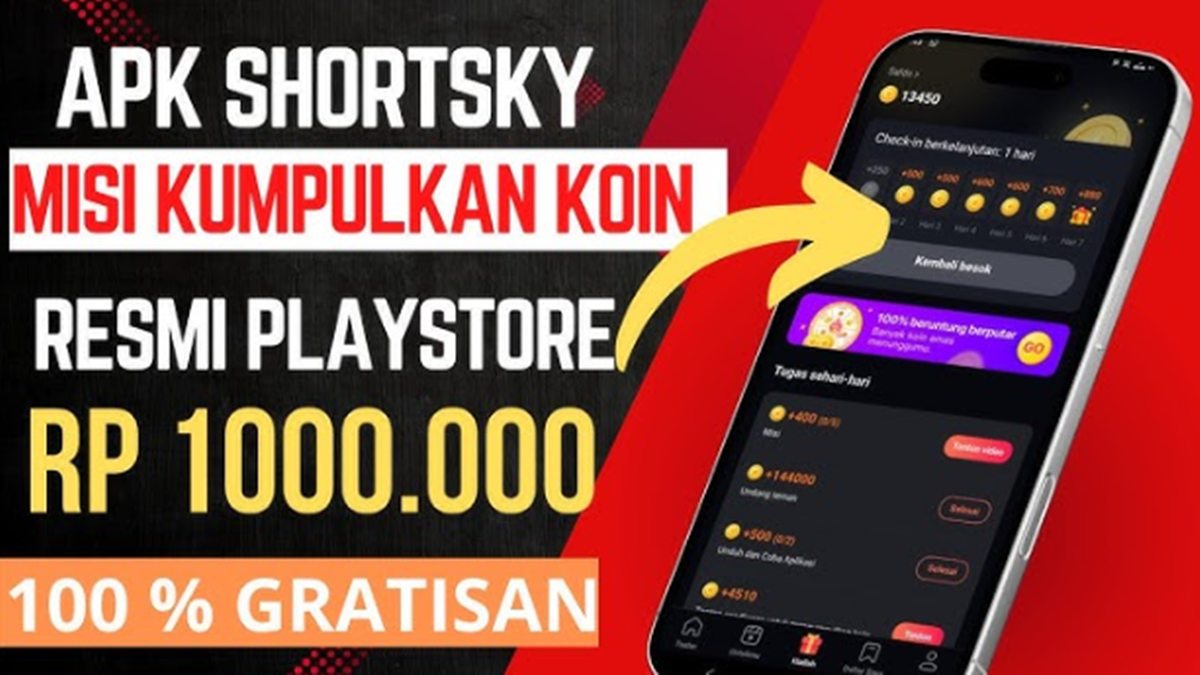 ShortSky APK Penghasil Uang 2026: Cara Daftar, Login, dan Tarik Saldo Terbaru