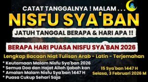 Tata Cara Sholat Nisfu Syaban 2026 Lengkap dengan Niat dan Doanya