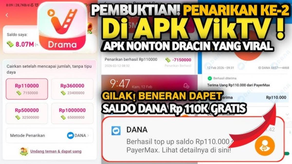 VikTV Aplikasi Nonton Drama Penghasil Uang Mirip Melolo, Begini Cara Kerjanya