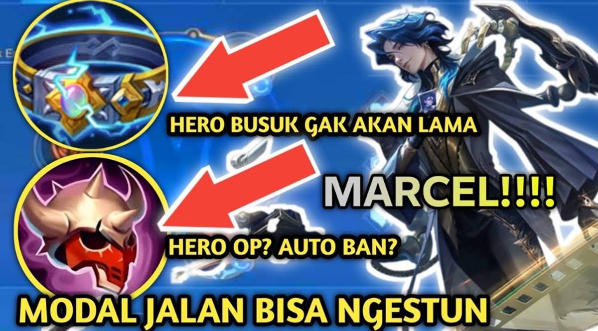 Build Item Marcel Mobile Legends Support Terkuat 2026, Auto MVP!
