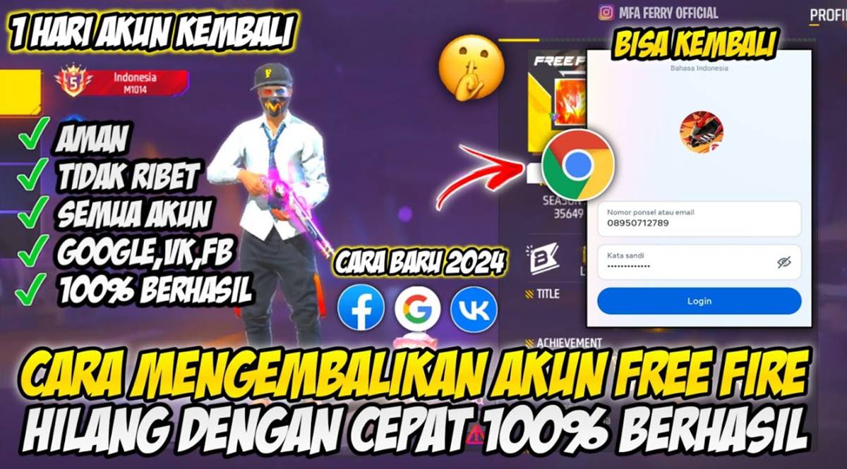 Cara Mengembalikan Akun FF yang Terkena Hack, 100% Berhasil!