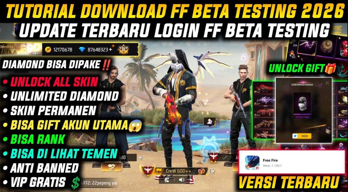 Cara Pasang FF Beta (Advance Server) dengan Cepat dan Aman