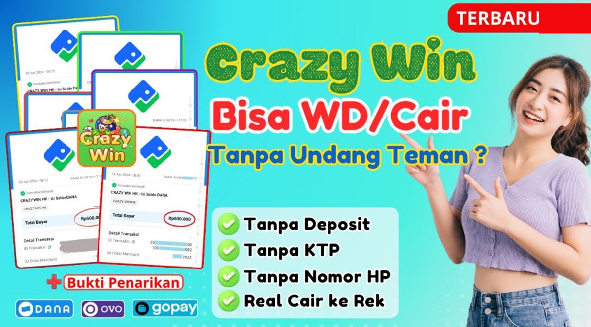 Crazy Win Game Penghasil Uang, Benarkah Bisa Dapat Saldo