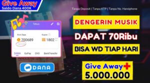 Daftar Aplikasi Musik Penghasil Uang Terbaru 2026, Cukup Dengar Lagu Dapat Cuan