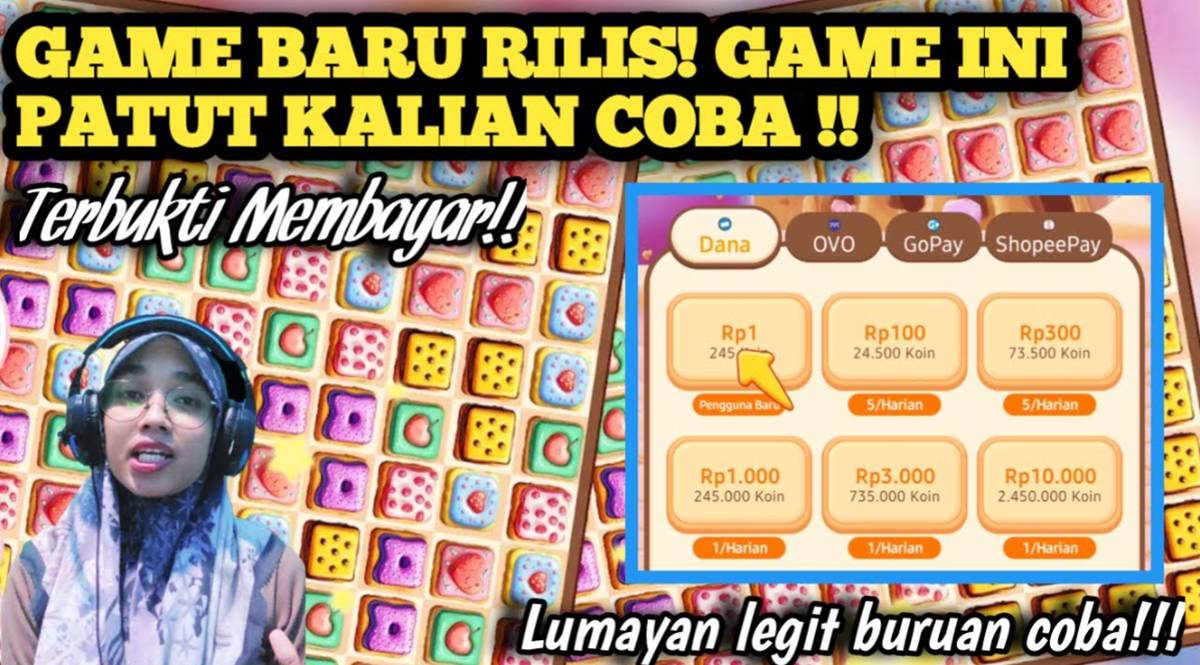 Dessert Crush Game Penghasil Uang Viral, Benarkah Bisa Cair ke DANA