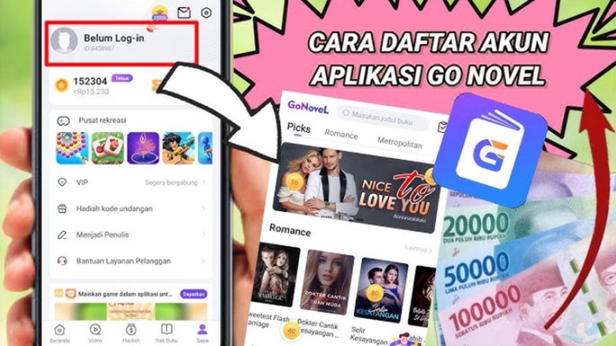 Go Novel Penghasil Uang 2026 Benarkah Bisa Cuan dari Baca & Tulis Novel