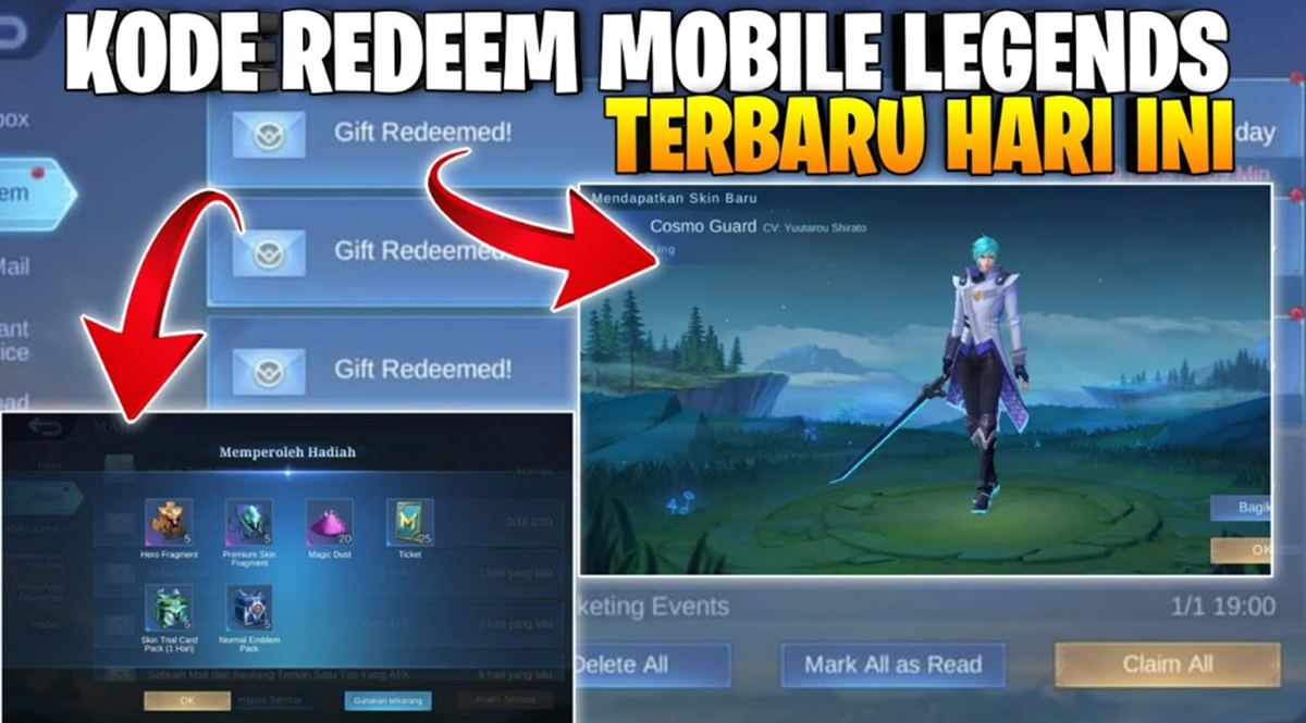 Kode Redeem ML Maret 2026 Terbaru, Klaim Skin & Diamond Gratis Hari Ini!