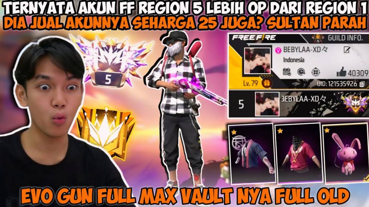 Kumpulan Akun FF Sultan Gratis Terbaru 2026, Login Sekarang Sebelum Diambil!