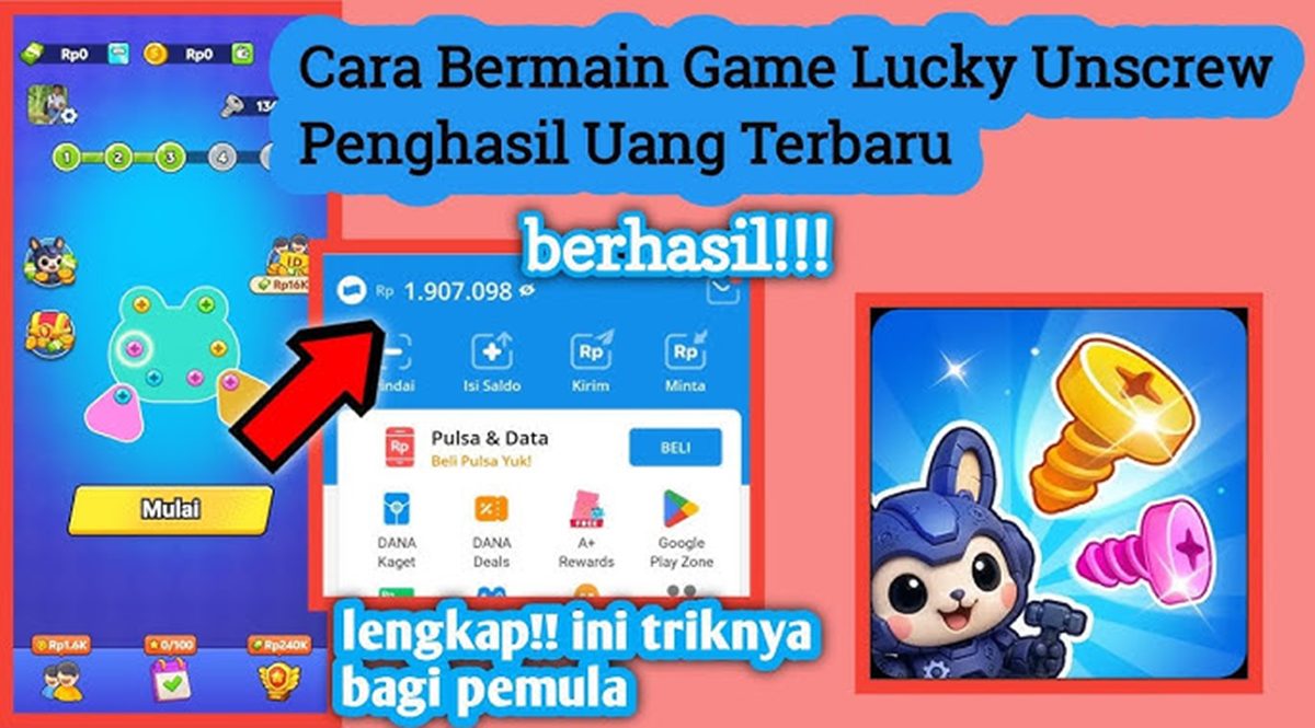 Lucky Unscrew Penghasil Uang, Benarkah Terbukti Membayar Ini Faktanya